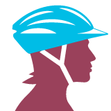 person wearing a helmet